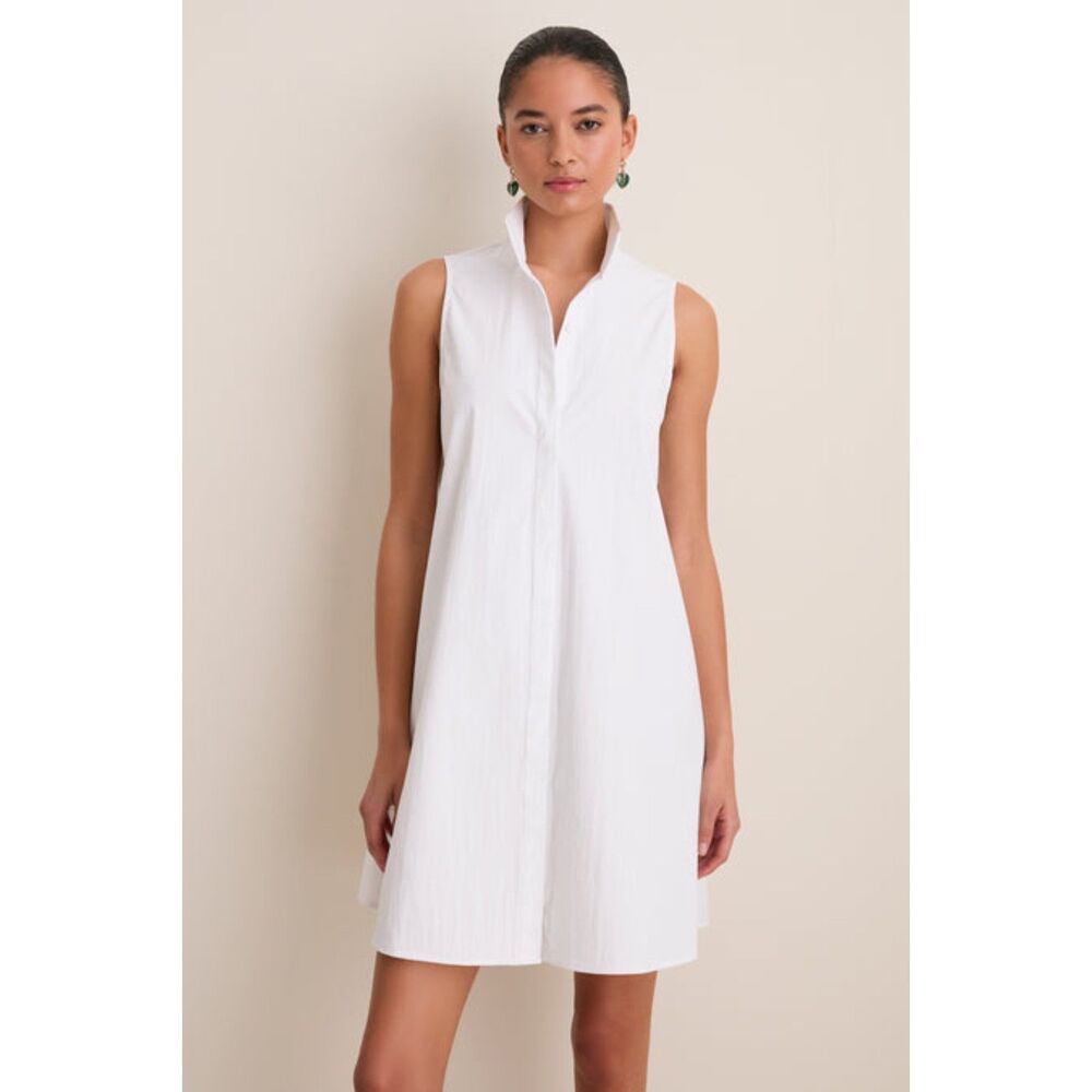 Tuckernuck White Sleeveless Charlie Dress Size Large